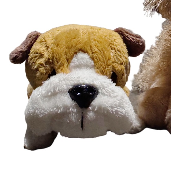 Webkinz Dog Lot Plush Stuffed Animal  Bulldog Sharpei Golden Retriever No Codes - Picture 4 of 6
